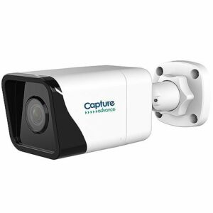 Capture Advance R2-5MPFXBUL 5MP WDR IR Bullet IP Camera, 2.8mm Fixed Lens, NDAA Compliant, White, (Replaces R2-4MPIPBUL)