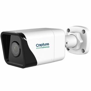 Capture Advance R2-8MPFXBUL 8MP WDR IR Bullet IP Camera, 2.8mm Lens, NDAA Compliant, White, White