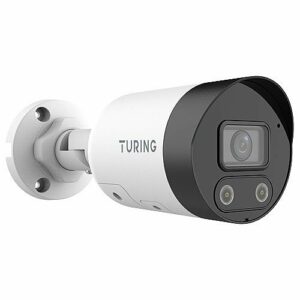 Turing Video TP-MBAD8M28 SMART Series 8MP Active Deterrence Bullet IP Camera, 2.8mm Lens, White